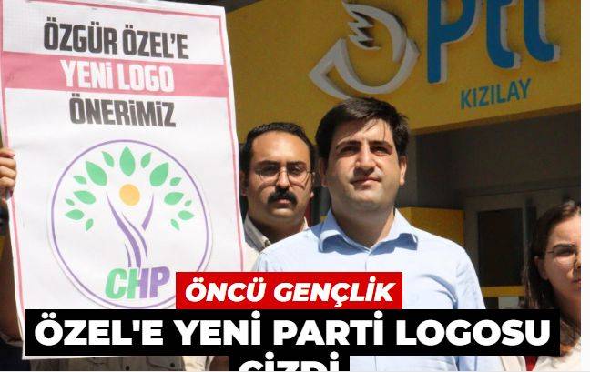 Vatan Partisi Öncü Gençlik'ten Özgür Özel'e yeni parti logosu önerisi!