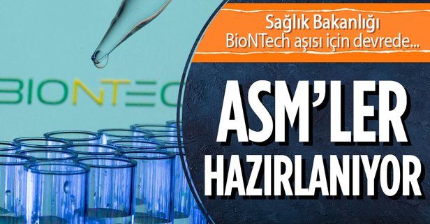 Sağlık Bakanlığı, BioNTech aşısının uygun saklama koşullarına sahip ASM'lerde yapılabilmesi için çalışma başlattı