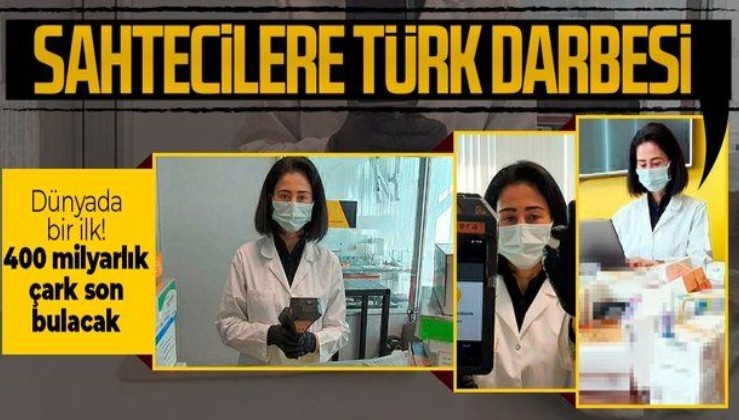 Dünyada ilk kez Türkiye'de! 400 milyar dolarlık sahte ilaç pazarına Türk kimyager darbe vuracak