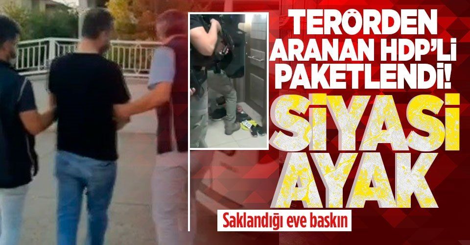 Terörden aranan Şırnak eski belediye başkanı HDP'li Serhat Kadırhan yakalandı!