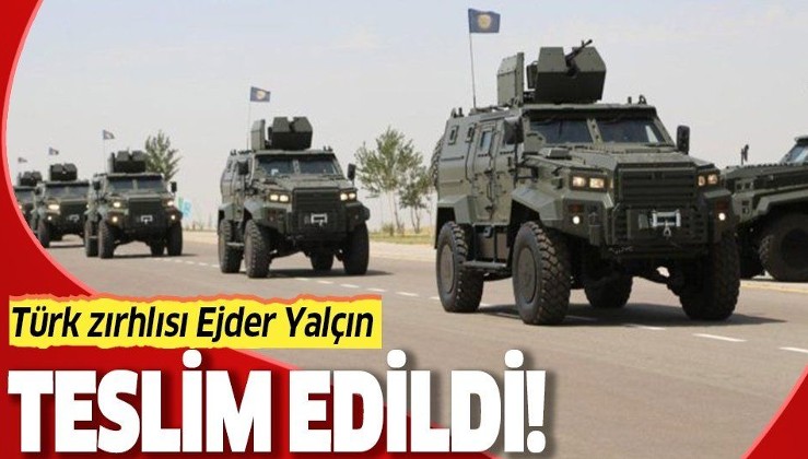 Türk zırhlısı Ejder Yalçın'lar, hizmete girdi.