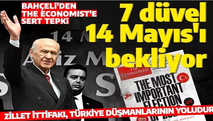 MHP lideri Devlet Bahçeli: '14 Mayıs kapak olacak'