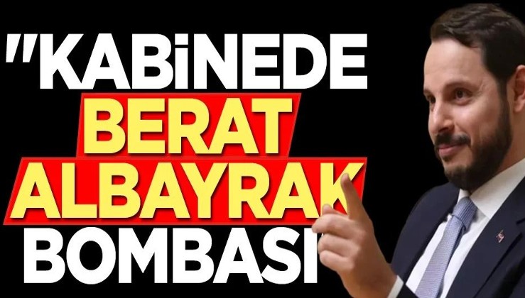 "Kabinede Berat Albayrak bombası"