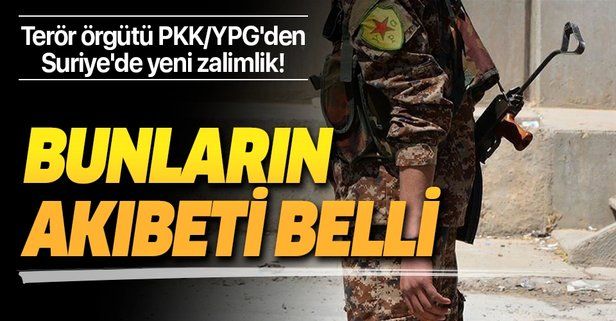 Suriye'de terör örgütü PKK/YPG, karşıt sesleri bastırmak için sivilleri esir aldı
