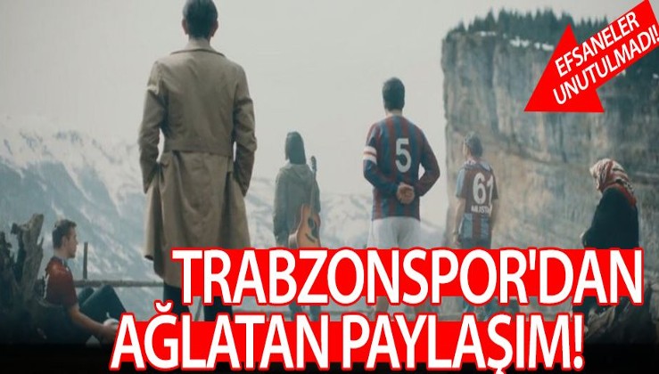 Trabzonspor'dan ağlatan 'mutluluğa kurşun sıkma mesajı