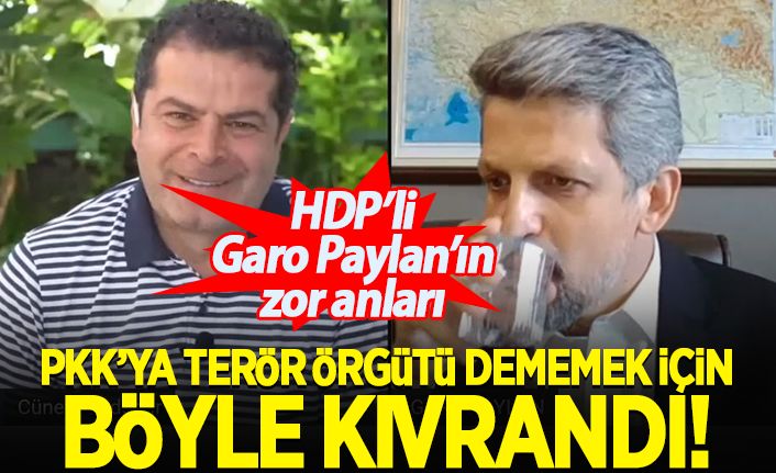HDP'li Garo Paylan'a 3 kez aynı soru soruluyor;