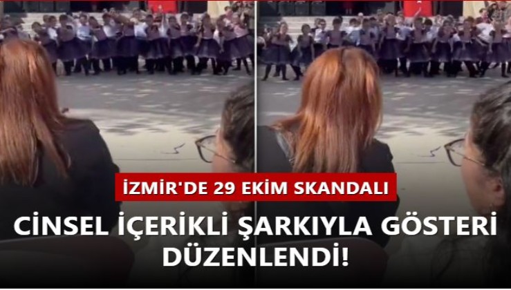 İzmir'de skandal 29 Ekim kutlaması: Cinsel içerikli şarkıyla gösteri düzenlendi! Tepki yağıyor...