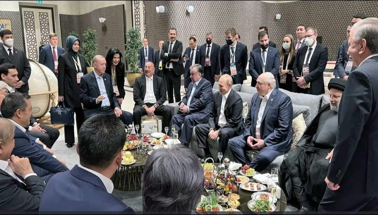 Özbekistan'da liderler buluştu! Zirveden öne çıkan kareler