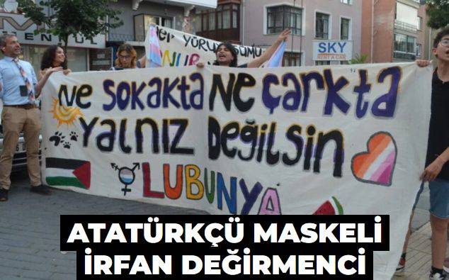 Atatürkçü maskeli İrfan Değirmenci