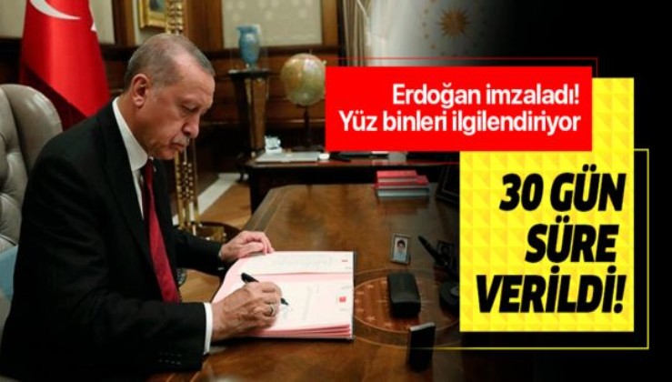 Erdoğan imzaladı: Sözleşmeli personellerle ilgili flaş değişiklik.