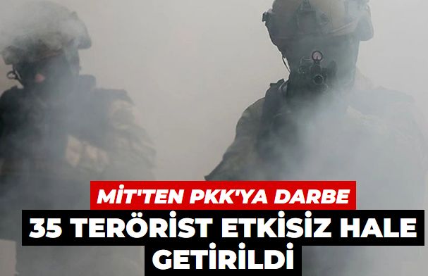 MİT'ten PKK'ya ağır darbe: 19 terörist yakalandı, 16 terörist etkisiz hale getirildi