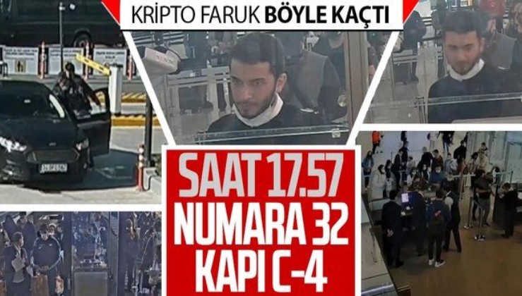 Son dakika: Kripto para borsası Thodex'in sahibi Faruk Fatih Özer'in yurt dışına kaçışının görüntüleri ortaya çıktı