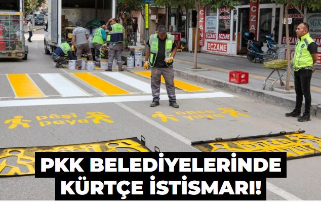 PKK belediyelerinde Kürtçe istismarı!