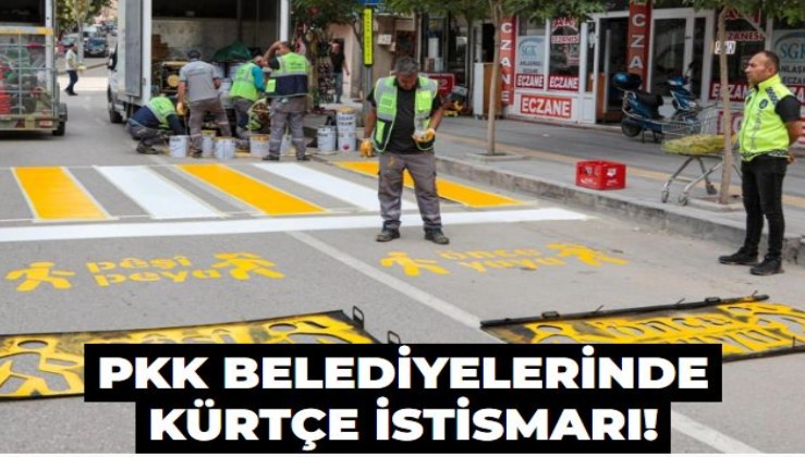 PKK belediyelerinde Kürtçe istismarı!