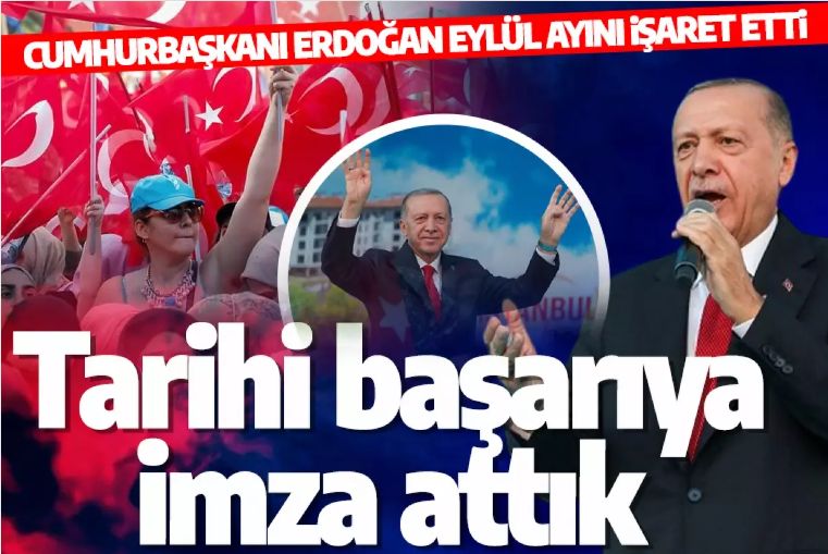 Erdoğan'dan önemli açıklamalar: Tarihi bir başarıya imza attık