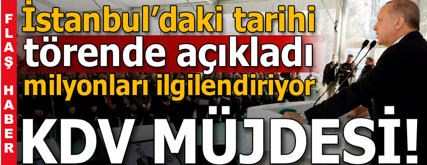 Son dakika... Cumhurbaşkanı Erdoğan İstanbul'daki tarihi törende açıkladı: "Okuyan toplum istiyoruz"
