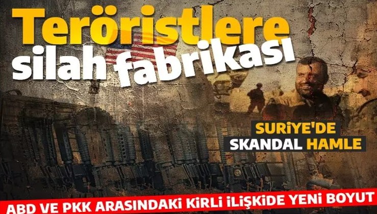 ABD'den PKK'ya tam destek: Teröristlere silah fabrikası kurdular!