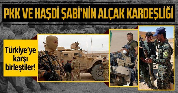Terör örgütü PKK ve Haşdi Şabi'nin alçak kardeşliği! Türkiye'ye karşı ortak saldırı kararı aldıklarını duyurdular!