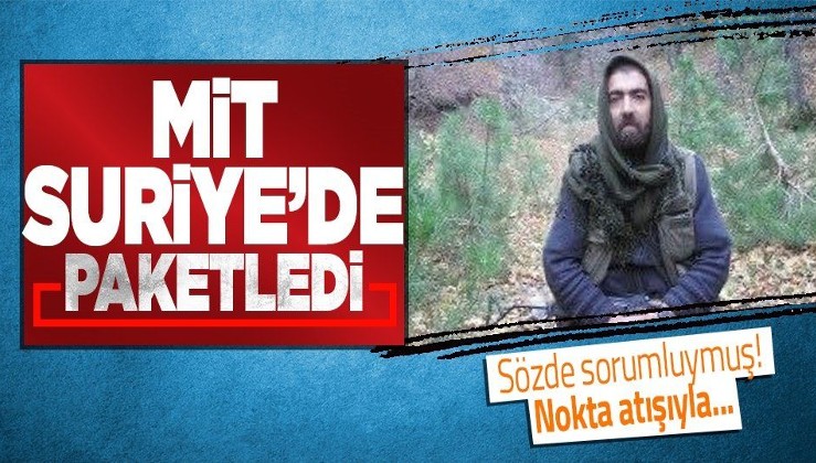 PKK/YPG'nin sözde sorumlusu Mehmet Aydın Suriye'de etkisiz hale getirildi!
