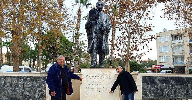 Mersin Silifke'de Atatürk Anıtı'na çirkin saldırı.