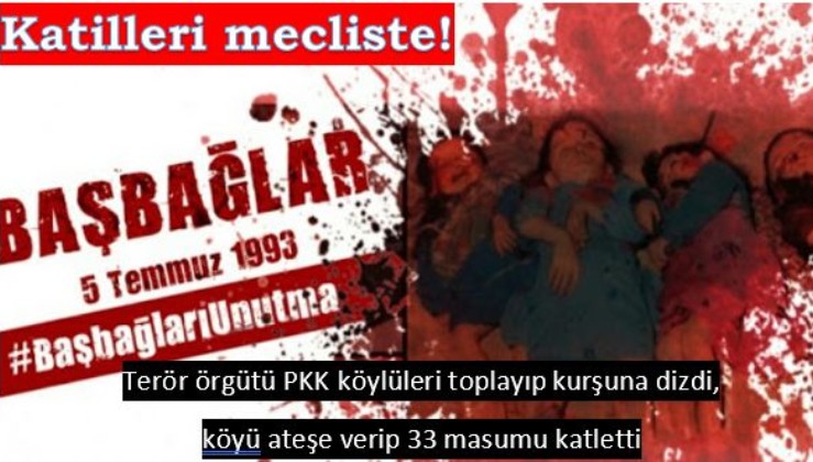 Emperyalizmin maşası PKK'nın katliamı!