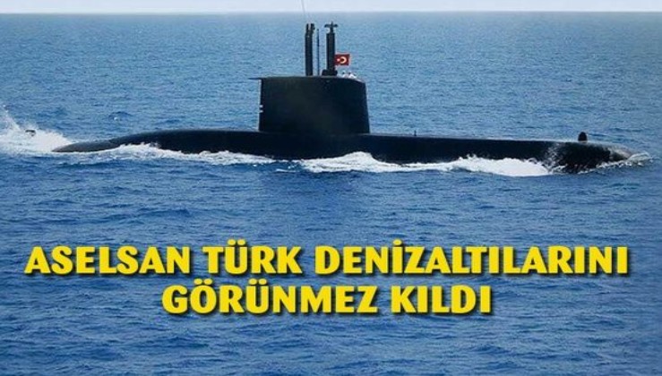 ASELSAN Türk denizaltıları görünmez etti