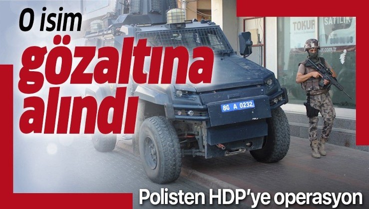 HDP il binasında arama!