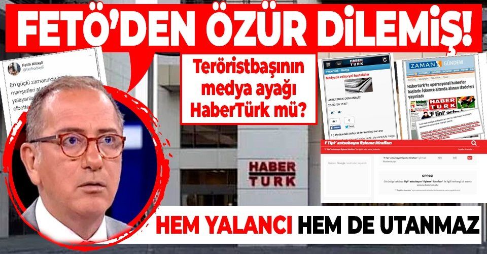 Habertürk yazarı Fatih Altaylı’nın büyük yalanı! Hem manşeti silmiş hem de FETÖ'den özür dilemiş