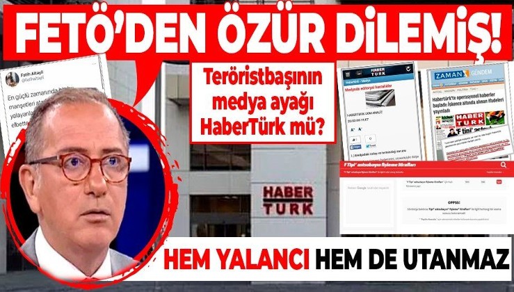 Habertürk yazarı Fatih Altaylı’nın büyük yalanı! Hem manşeti silmiş hem de FETÖ'den özür dilemiş