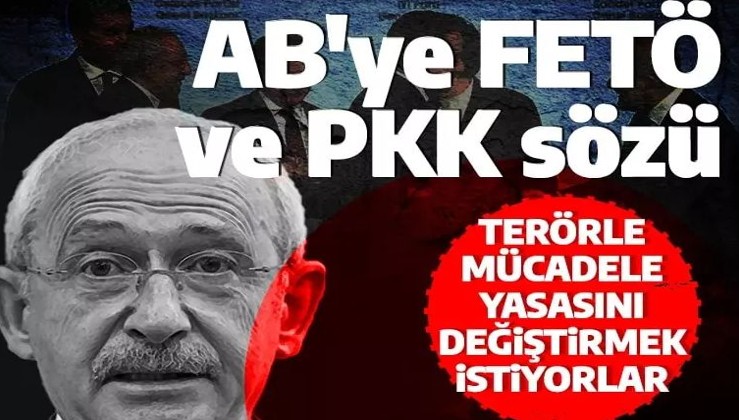 7'li Masa'dan AB'ye PKK ve FETÖ sözü: Terörle mücadele yasasını değiştireceğiz