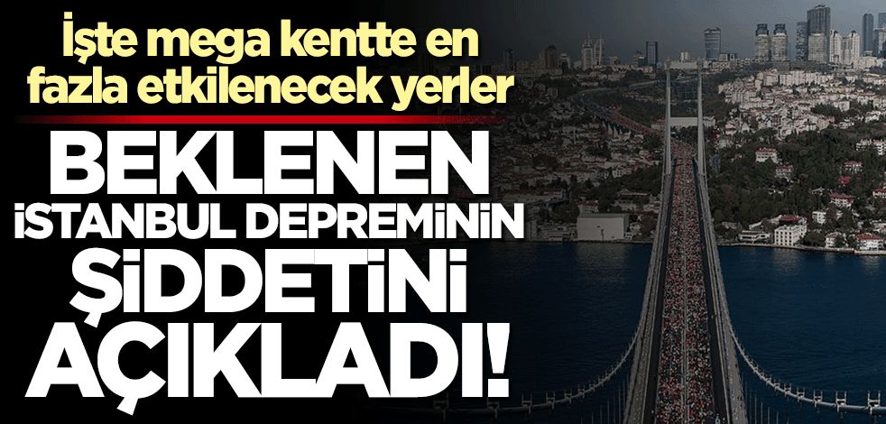 Uzman isimden "İstanbul Depremi" açıklaması! İşte mega kentte en fazla etkilenecek yerler...