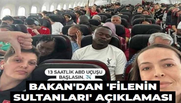 Filenin Sultanları'nın ABD uçuşu hakkında Ulaştırma ve Altyapı Bakanı Uraloğlu'ndan açıklama geldi