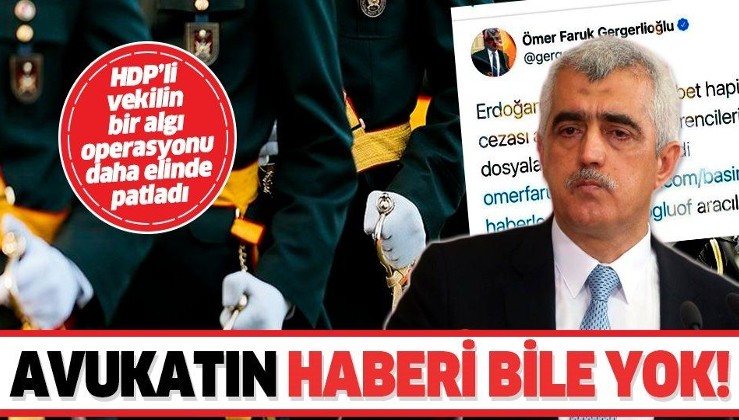 HDP’li Ömer Faruk Gergerlioğlu'nun bir yalanı daha elinde patladı!