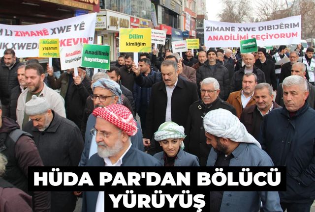 Yeni Açılım Süreci HÜDA PAR’ı harekete geçirdi! Kürtçe eğitim için yürüdüler