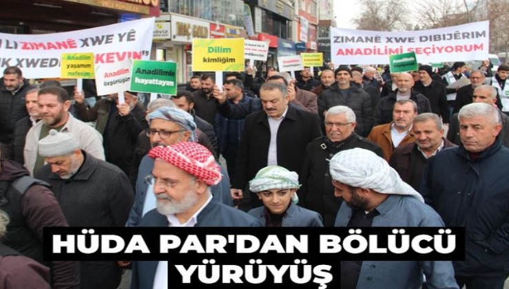 Yeni Açılım Süreci HÜDA PAR’ı harekete geçirdi! Kürtçe eğitim için yürüdüler