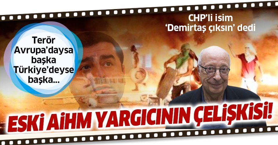 Terör Avrupa'daysa başka Türkiye'deyse başka! Eski AİHM yargıcı ve 24. dönem CHP Milletvekili Rıza Türmen'in çelişkisi...