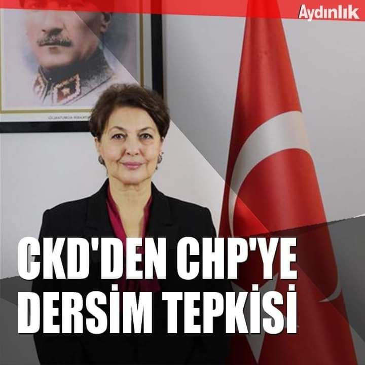 Cumhuriyet Kadınları Derneği'nden CHP'ye Dersim tepkisi: Reddediyoruz!