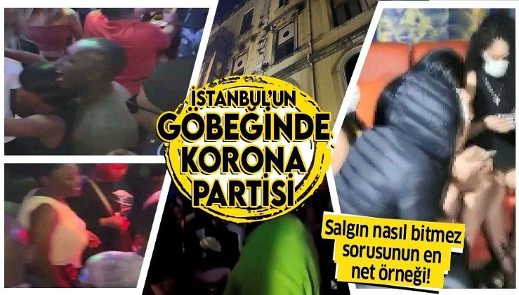 Koronavirüs tedbirlerine rağmen Beyoğlu'nda isyan ettiren görüntüler!