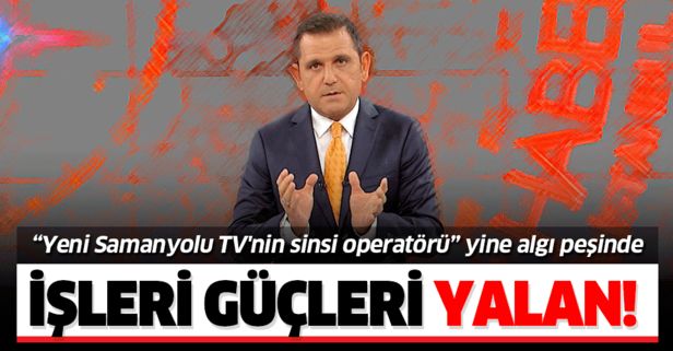 "Yeni Samanyolu TV'nin sinsi operatörü" Fatih Portakal Barış Pınarı Harekatı'nda da algı peşindeydi.