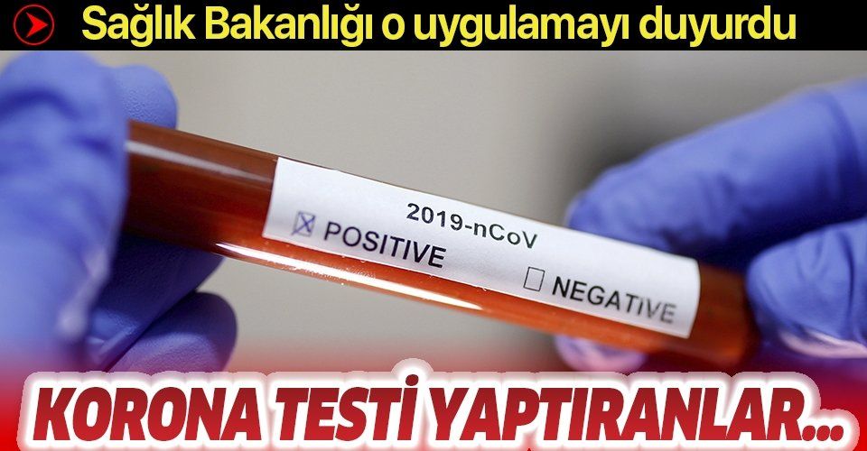 Sağlık Bakanlığından son dakika koronavirüs testi açıklaması: Sonuçlar eNabız'da.