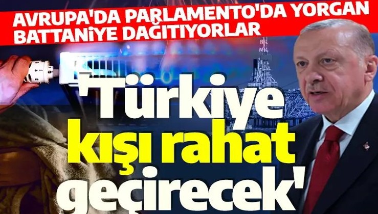 Cumhurbaşkanı Erdoğan: Avrupa'da parlamentoda battaniye dağıtılıyor, Türkiye kışı rahat geçirecek