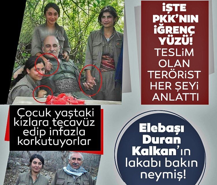İtirafçı PKK'nın çirkin yüzünü anlattı! Elebaşı Duran Kalkan’ın lakabı bakın neymiş!