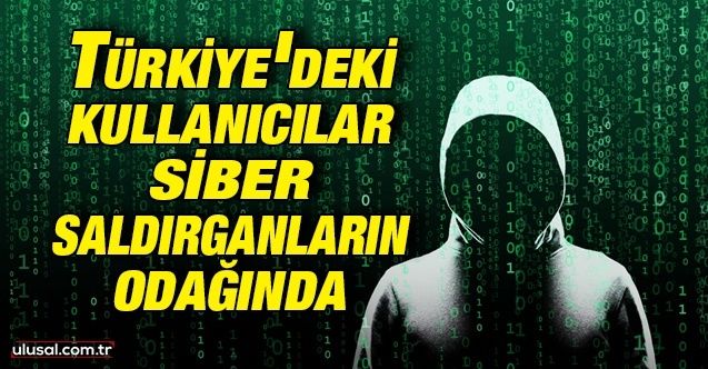 Türkiye'deki internet kullanıcıları siber saldırganların odağında