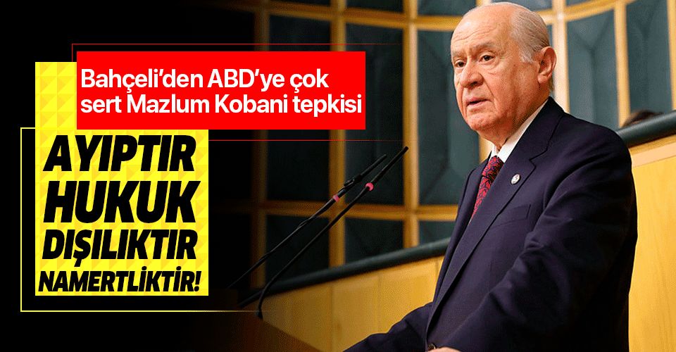 MHP lideri Devlet Bahçeli: Kırmızı bültenle aranan katilin takdir edilmesi hukuk dışı.