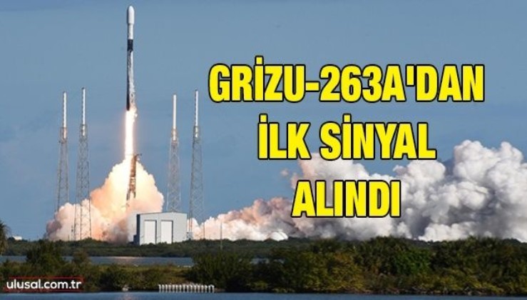 Türkiye'nin ilk cep uydusu Grizu-263A'dan sinyal alındı
