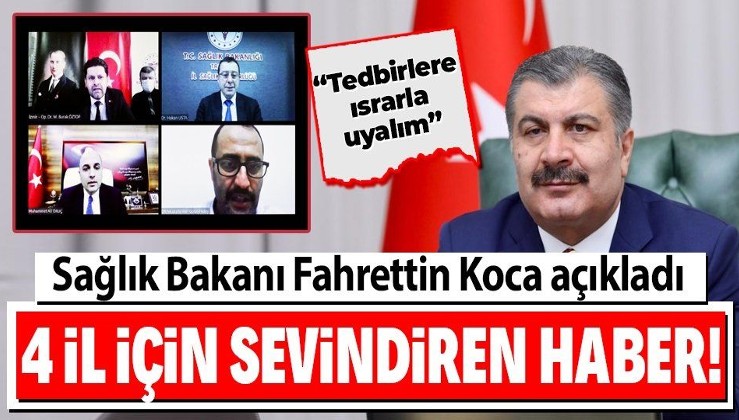 İzmir, Trabzon, Samsun ve Hatay'da koronavirüste son durum ne? Sağlık Bakanı Fahrettin Koca açıkladı...