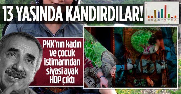 Terör örgütü PKK'nın kadın ve çocuk istismarından HDP çıktı!