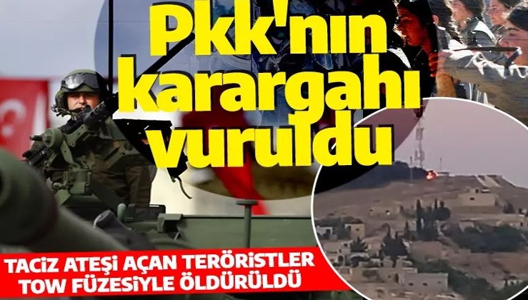 Münbiç’te, PKK’lıların karargahı vuruldu! Çok sayıda terörist öldü