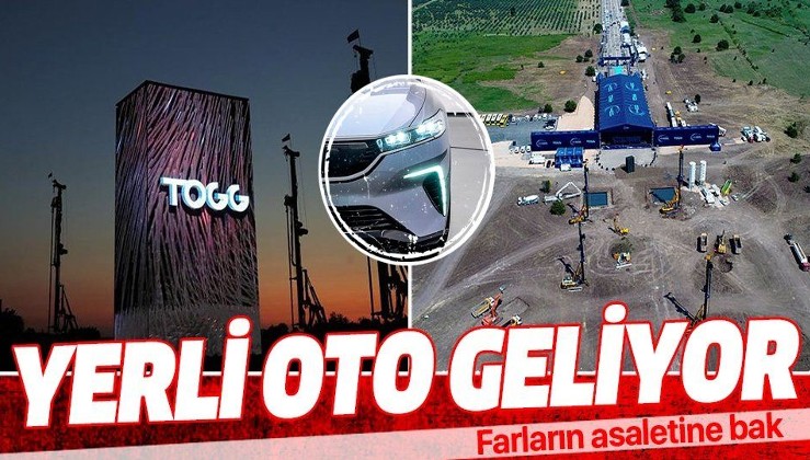 Türkiye'nin Otomobili'nin (TOGG) fabrika inşaatında çalışmalar son sürat devam ediyor