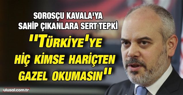 TBMM Dışişleri Komisyonu Başkanı Kılıç: ''Türkiye'ye hiç kimse hariçten gazel okumasın''